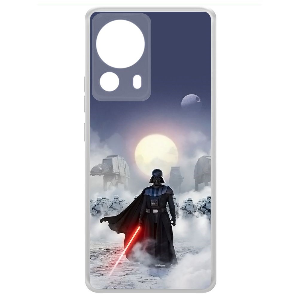 

Чехол-накладка Krutoff Clear Case Звездные Войны. Дарт Вейдер для Xiaomi 13 Lite, Прозрачный