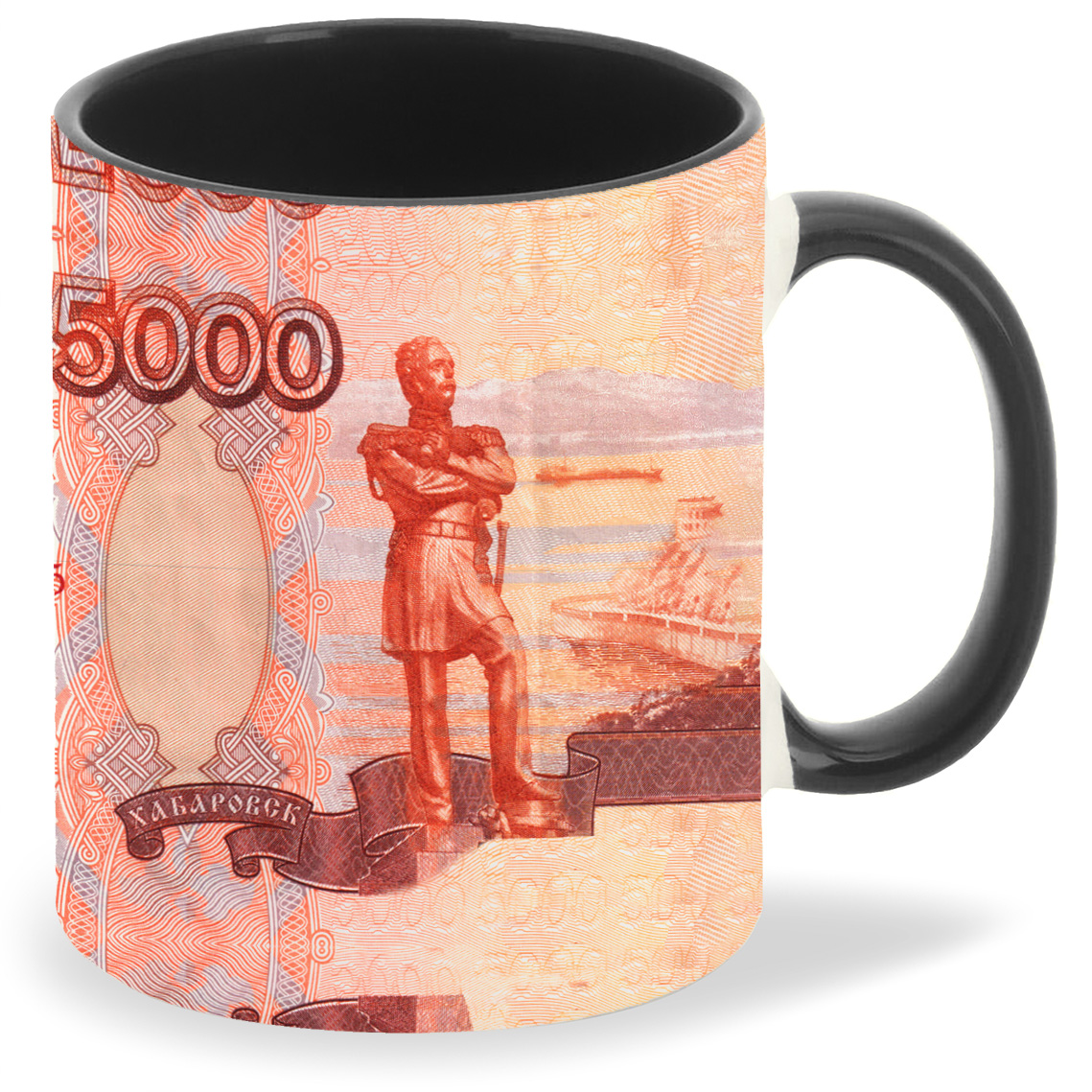 

Кружка CoolPodarok 5000 рублей Пять тысяч рублей, 5000 рублей Пять тысяч рублей
