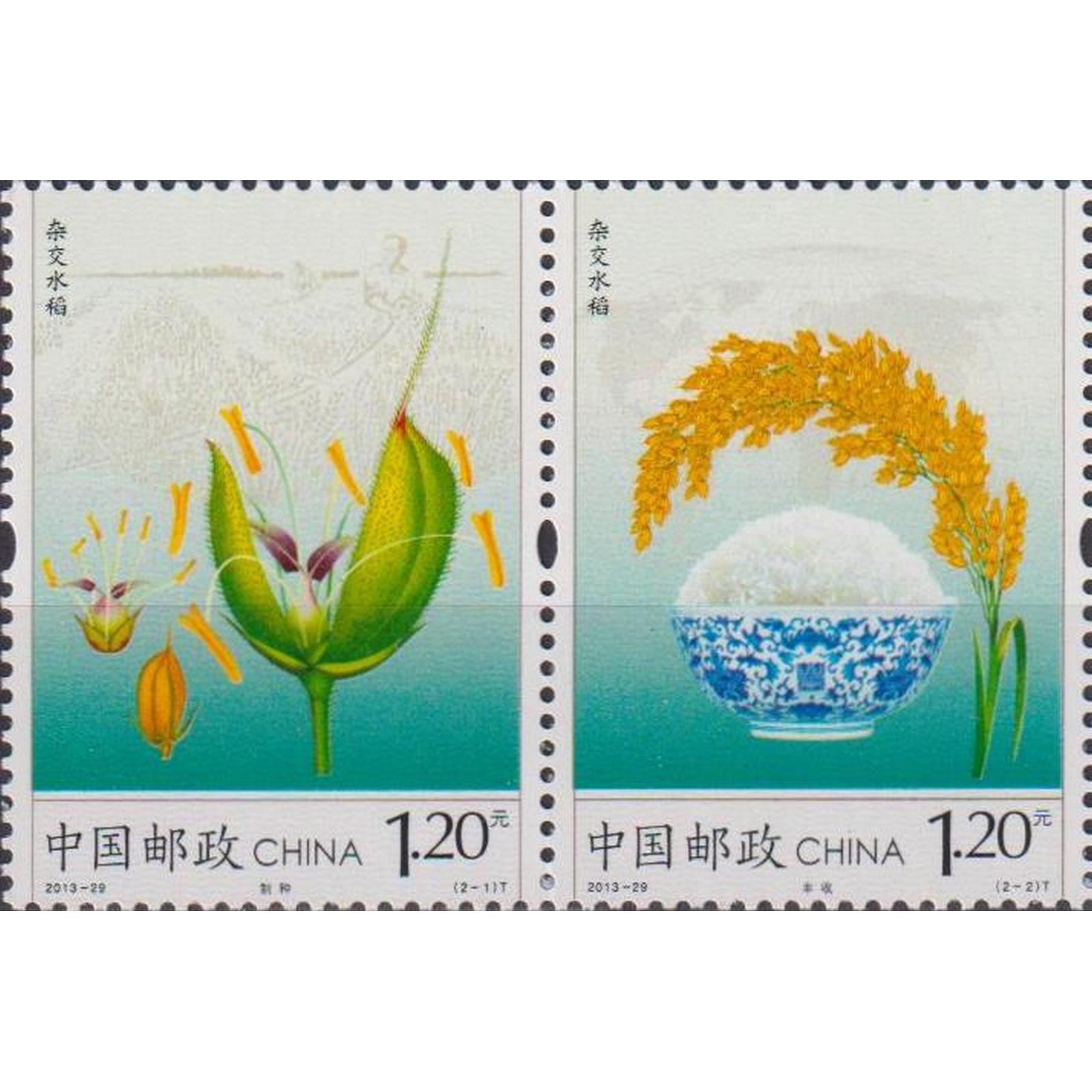 

Почтовые марки Китай Гибридный рис Еда, Сельское хозяйство, cn4614