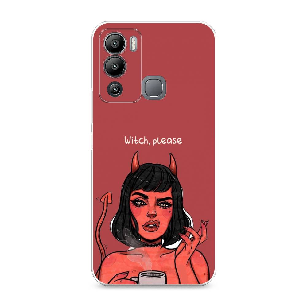 фото Силиконовый чехол "evil girl" на infinix hot 12i awog