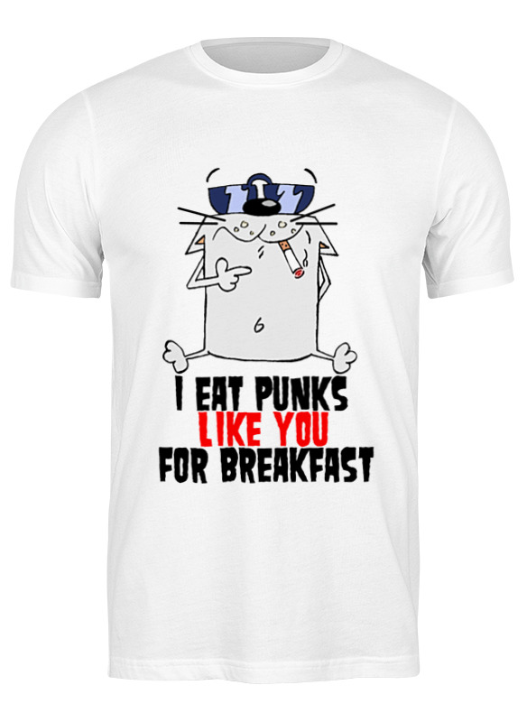 

Футболка мужская Printio Hello punks! белая 3XL, Белый, Hello punks!