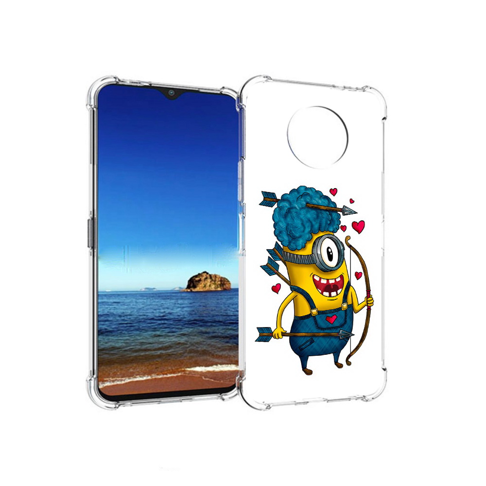 

Чехол MyPads Tocco для Nokia G50 Миньон купидон (PT227056.116.117), Прозрачный, Tocco