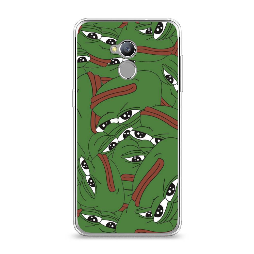 

Чехол Awog на ZTE Blade V7 Lite / ЗТЕ Блэйд V7 Lite "Печальный frog", 130450-9