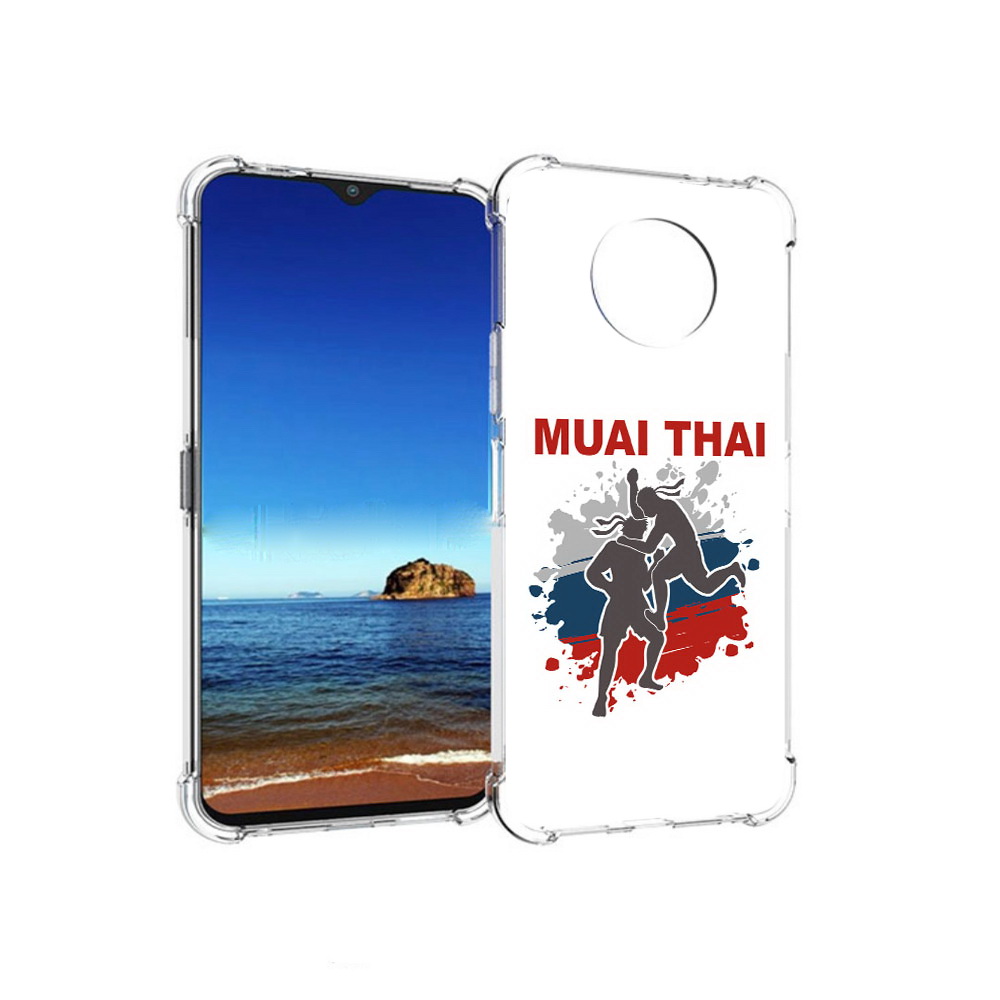 

Чехол MyPads Tocco для Nokia G50 Муайтай (PT227056.116.123), Прозрачный, Tocco