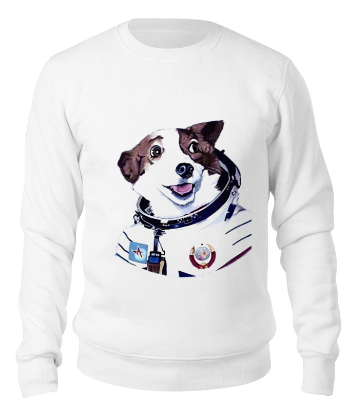 

Свитшот унисекс Printio Animal_like_people_06 белый M, Animal_like_people_06