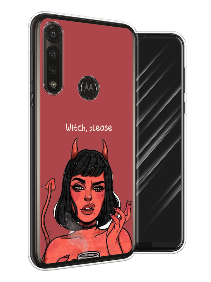

Чехол Awog на Motorola Moto G Power 2020 "Evil Girl", Разноцветный, 242650-6