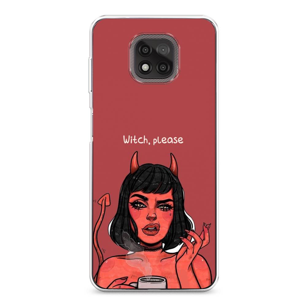 

Чехол Awog на Motorola Moto G Power 2021 "Evil Girl", Разноцветный, 242750-6