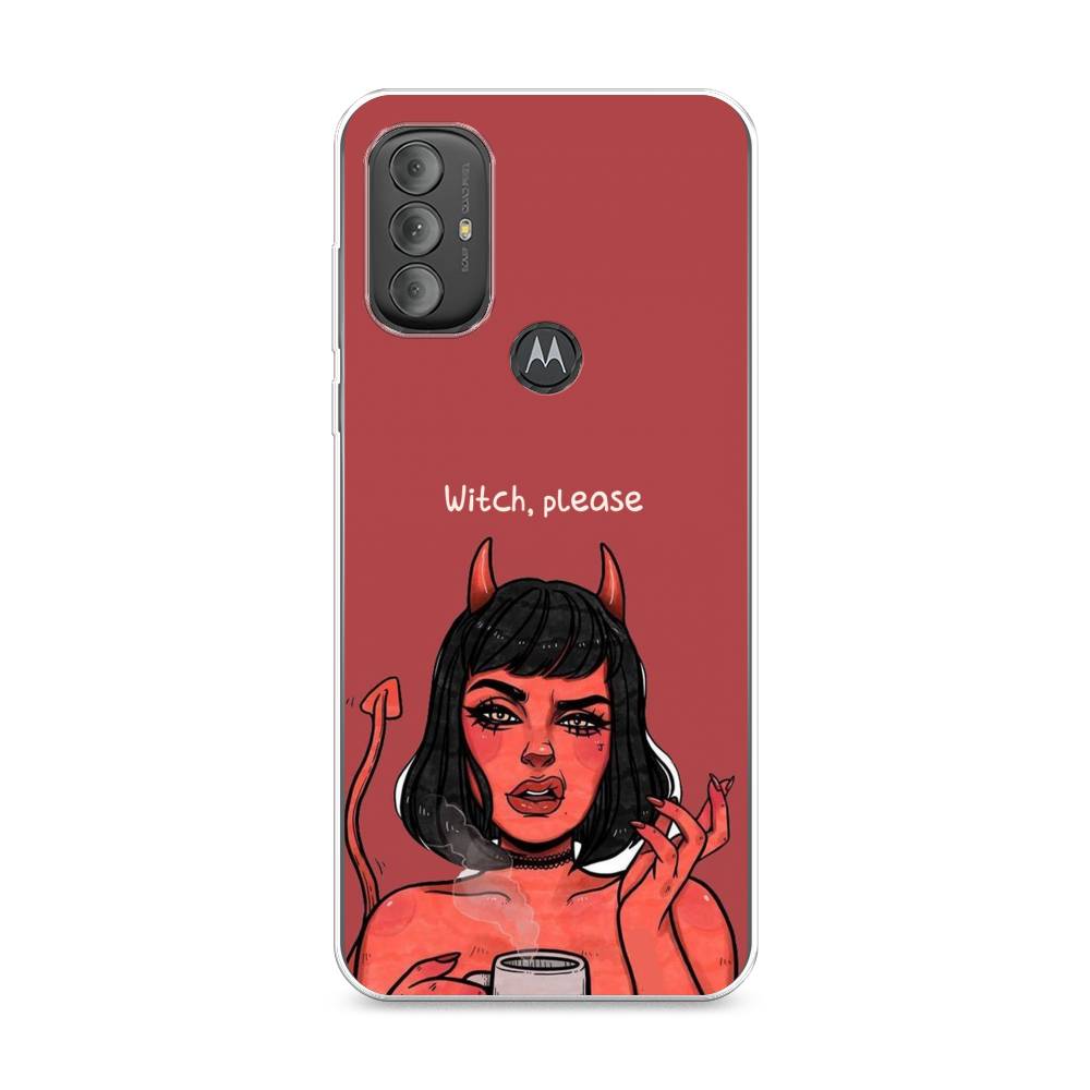 

Чехол Awog на Motorola Moto G Power 2022 "Evil Girl", Разноцветный, 242850-6