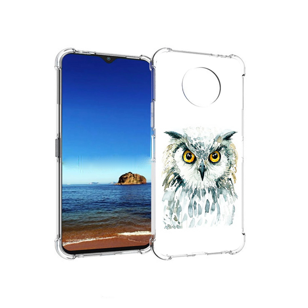 

Чехол MyPads Tocco для Nokia G50 Серьезная сова (PT227056.116.156), Прозрачный, Tocco