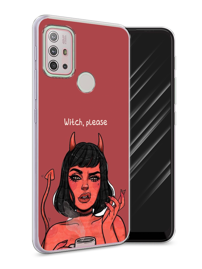 

Чехол Awog на Lenovo K13 Note/Motorola Moto G10/G20/G30 "Evil Girl", Разноцветный, 242150-6