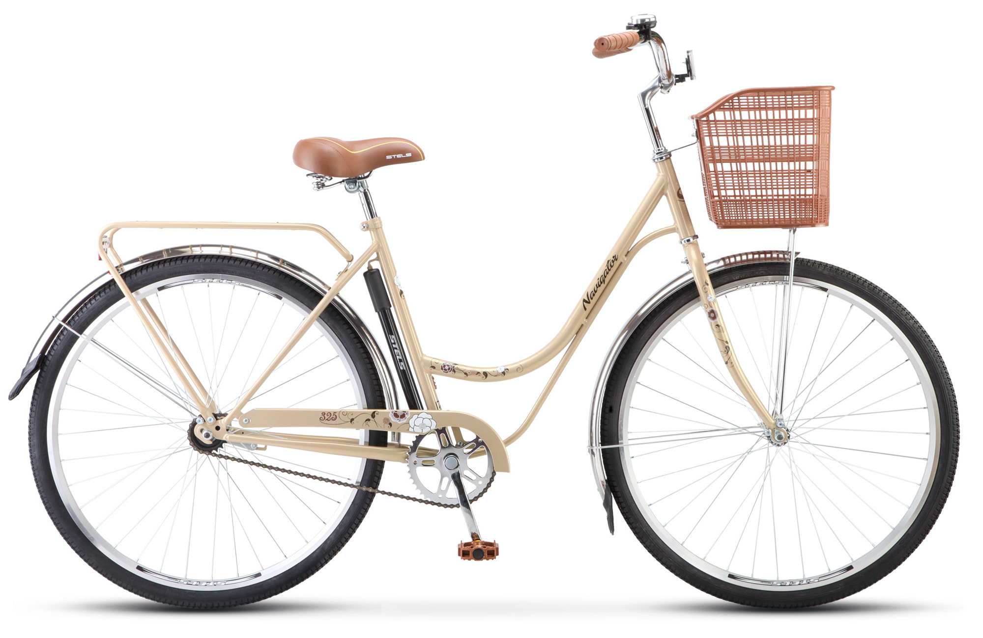 Велосипед STELS Navigator-325 28 (Z010) 20 бежевый/коричневый