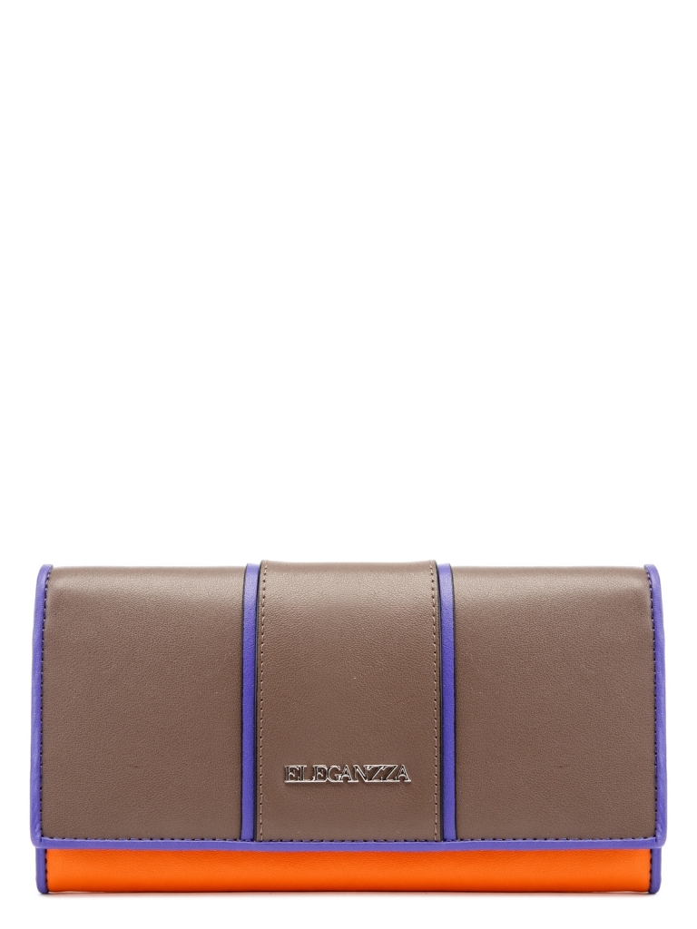 

Кошелек женский Eleganzza Z143-2596 серо-коричневый, Z143-2596