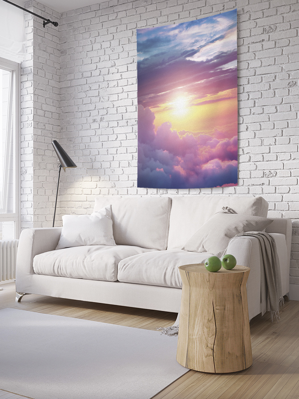 

Вертикальное фотопанно на стену JoyArty Облако заката 150x200 см, Облако заката