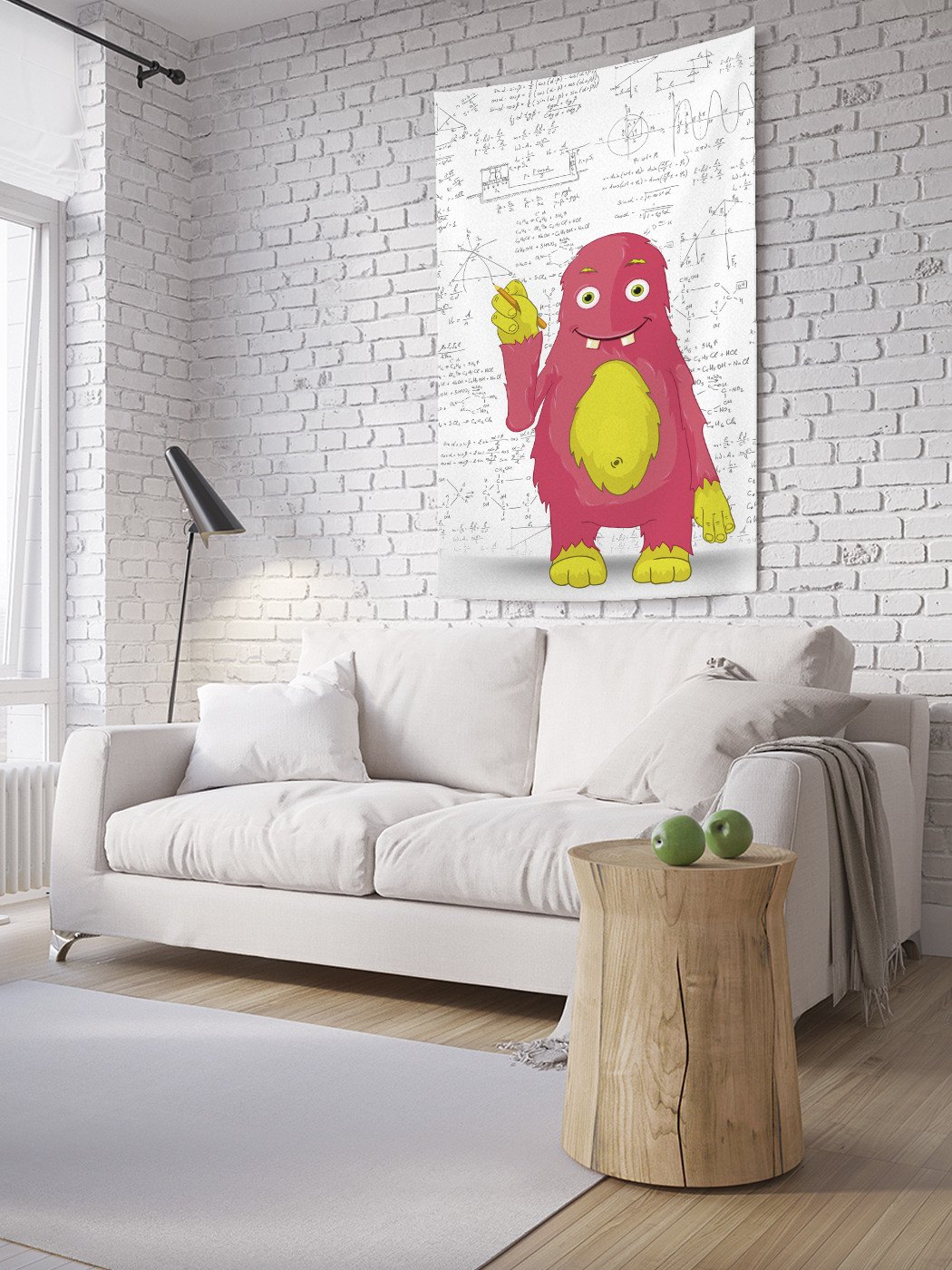 

Вертикальное фотопанно на стену JoyArty Веселый снежный человек 150x200 см, Веселый снежный человек