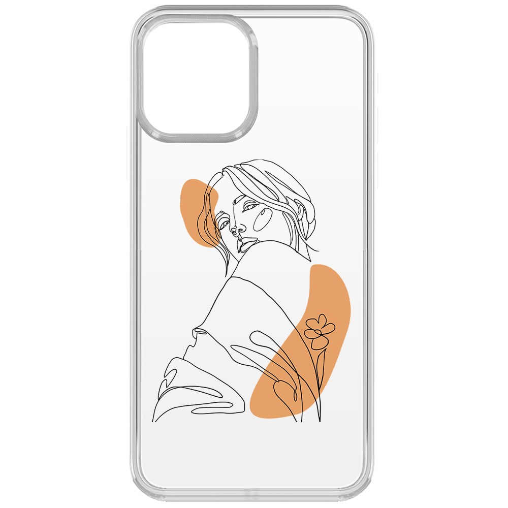 

Чехол-накладка Krutoff Clear Case Загадка для iPhone 13, Прозрачный