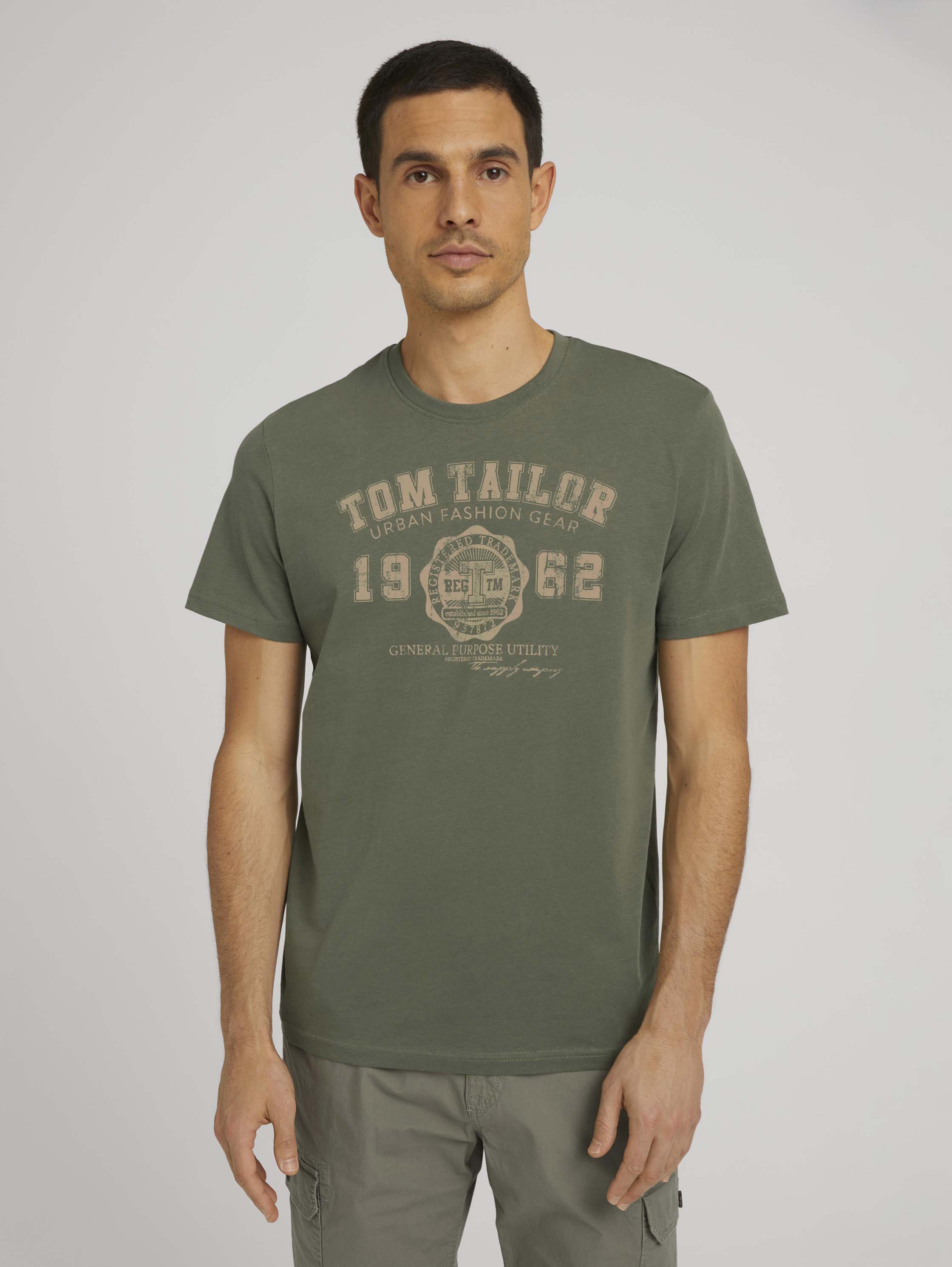 

Футболка мужская 1027028 TOM TAILOR зеленая 2XL, 1027028