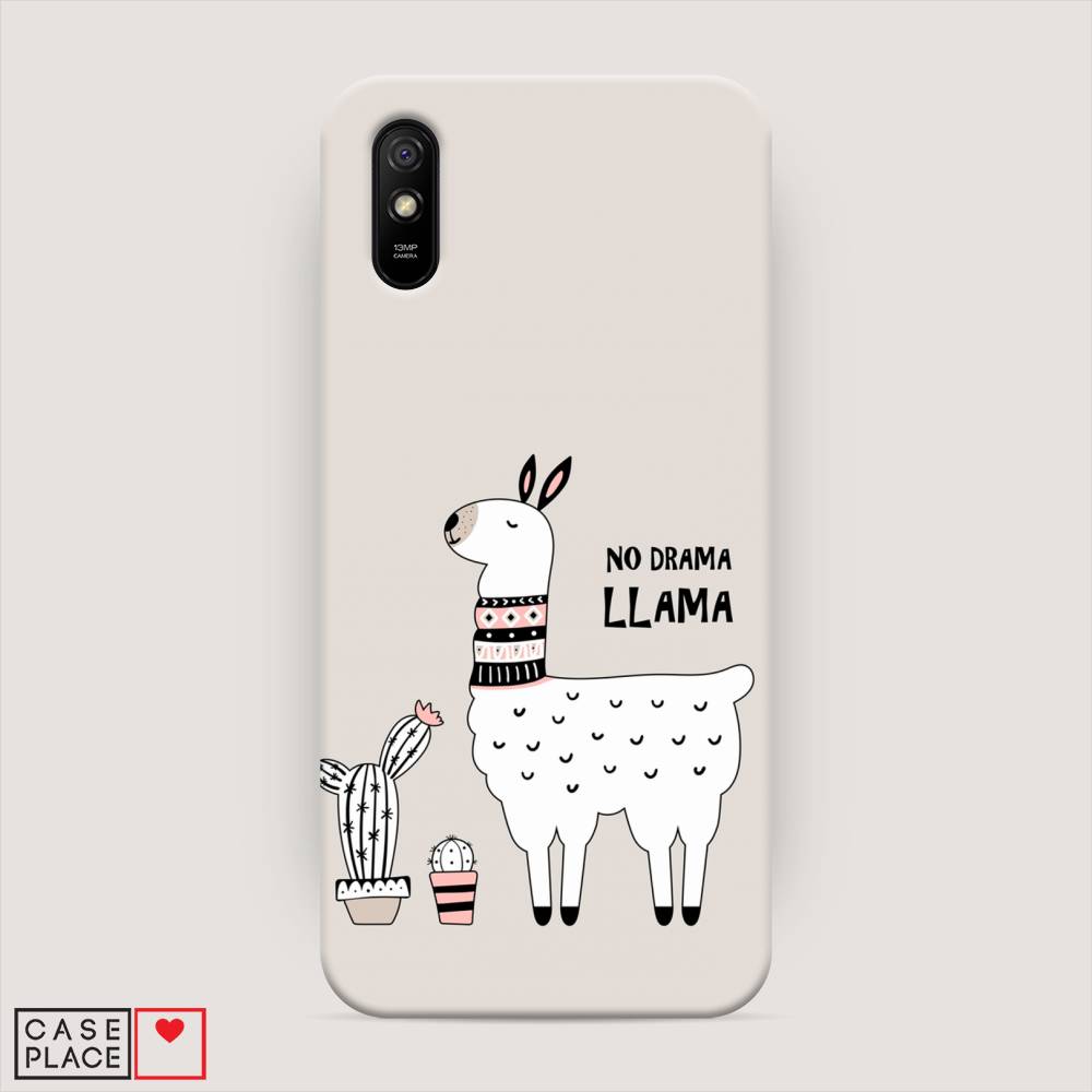 

Пластиковый чехол "No drama LLama" на Xiaomi Redmi 9A, 38920-1