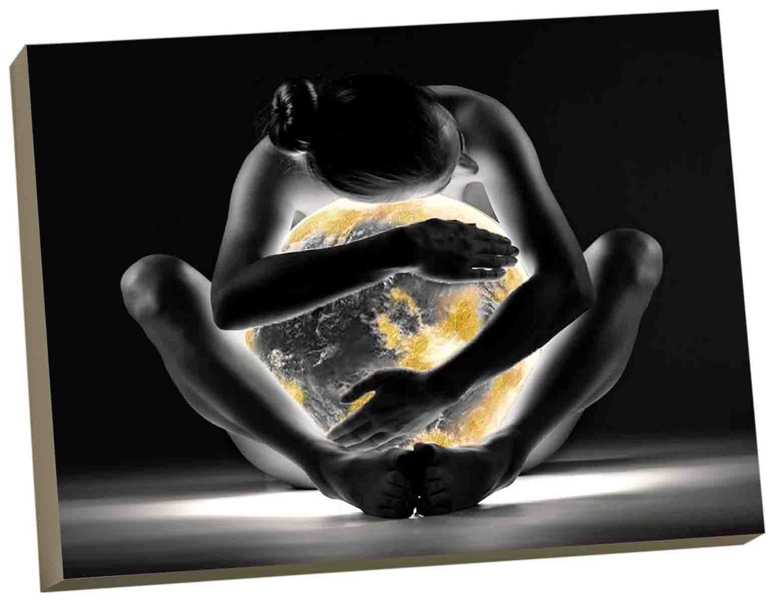 

Картина по номерам с поталью 40 x 50 см Объятия ночи 10 цветов