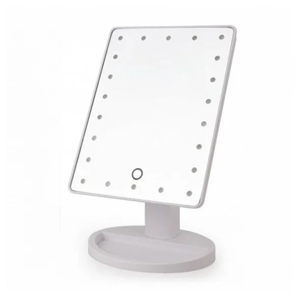 Косметическое зеркало настольное с подсветкой LARGE LED MIRROR Белый 600006157897 белый