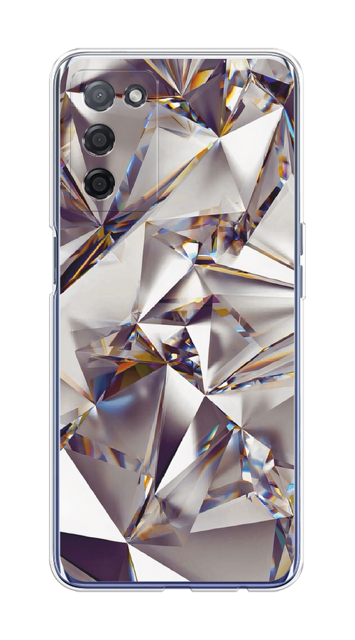 

Силиконовый чехол "Бриллианты" на Oppo A55, Разноцветный, 256250-7