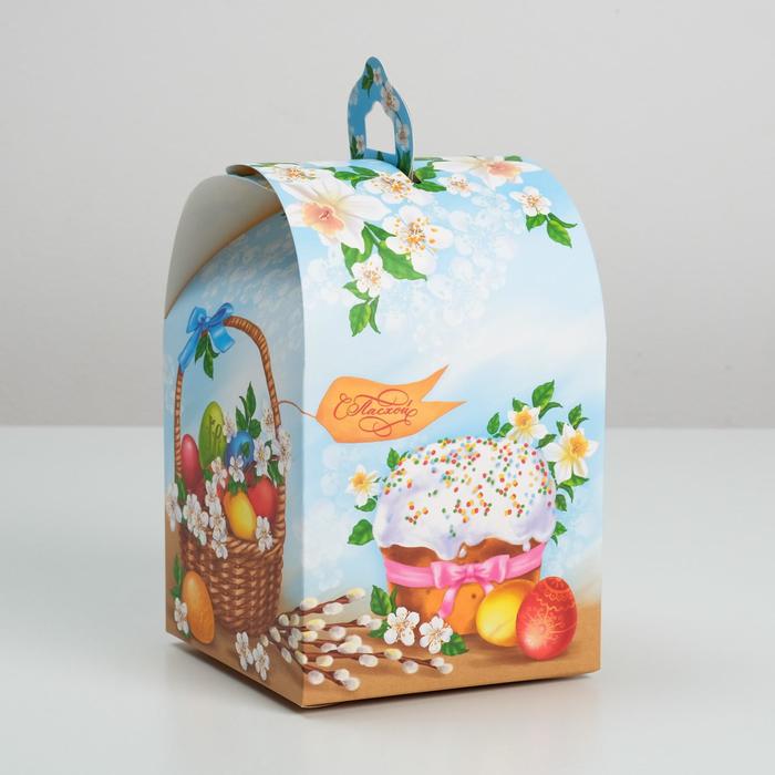 

Коробка складная «Вкусный Кулич», 16,5 х 14,5 х 21 см, Разноцветный