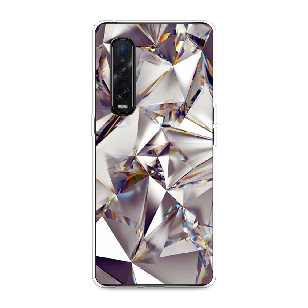 

Силиконовый чехол "Бриллианты" на Oppo Find X2 Pro, Разноцветный, 253350-7