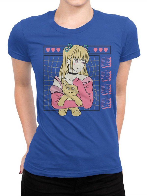 

Футболка женская DreamShirts Studio Аниме / Девушка синяя XS, Синий, Аниме / Девушка