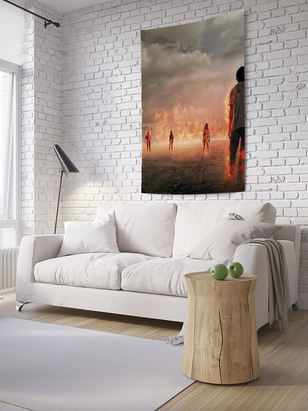 

Вертикальное фотопанно на стену JoyArty Блуждающие зомби 150x200 см, Блуждающие зомби