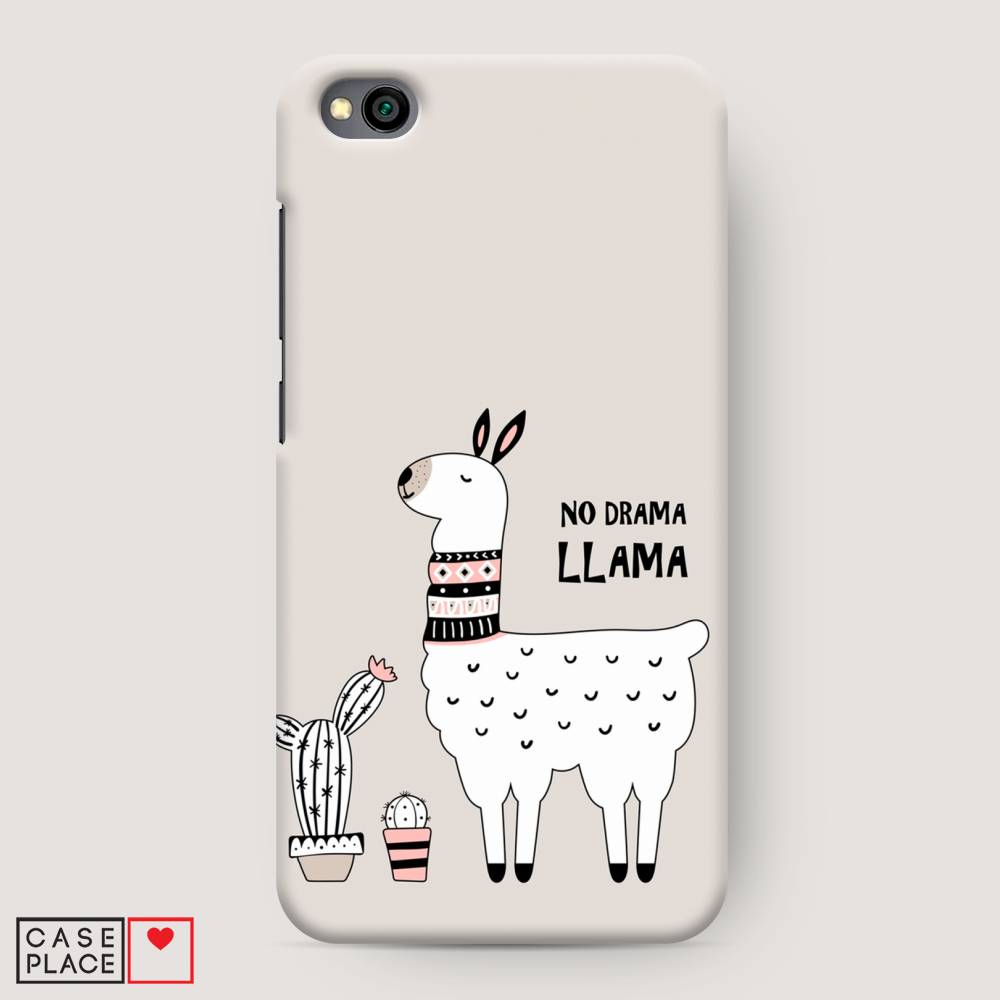 

Пластиковый чехол "No drama LLama" на Xiaomi Redmi Go, 35120-1