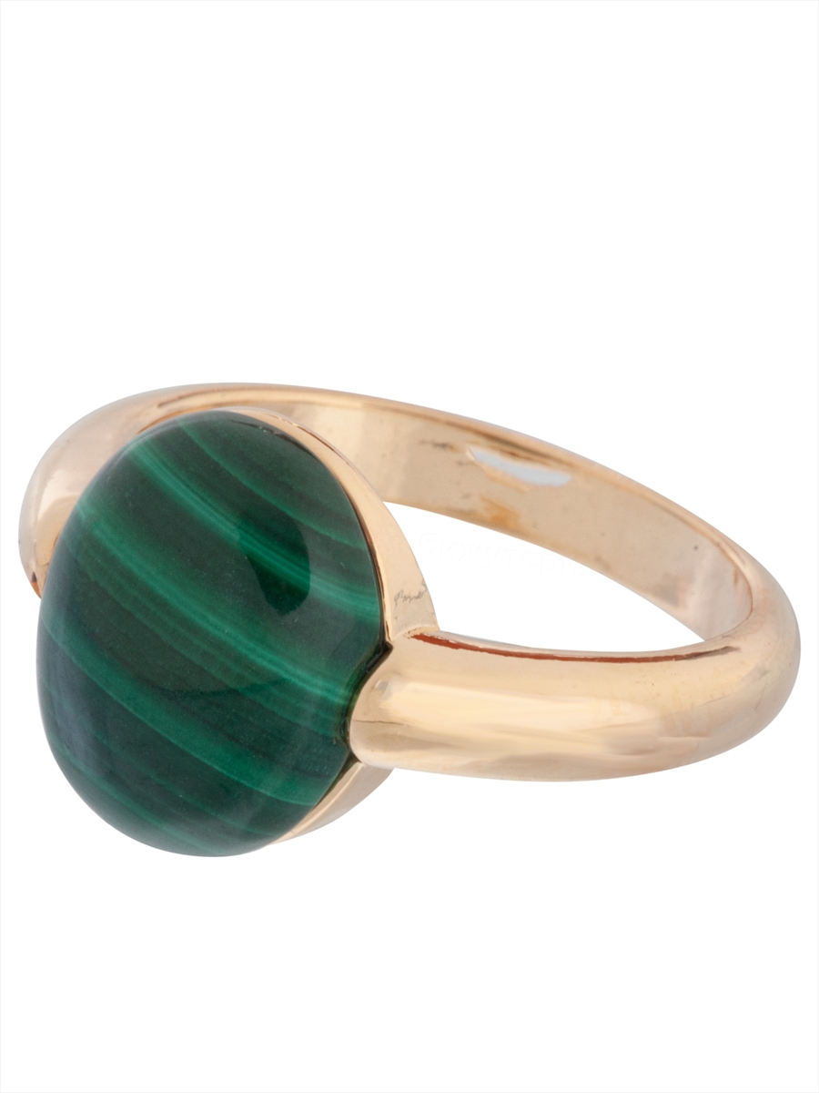 

Кольцо из бижутерного сплава р. Lotus Jewelry 3044R-13ml, малахит, 3044R-13ml