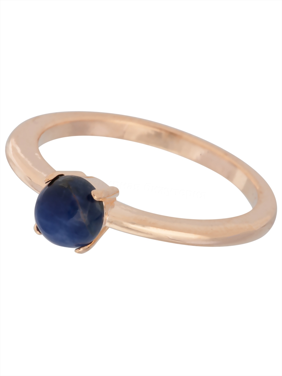

Кольцо из бижутерного сплава р. 18 Lotus Jewelry 3019R-04SOD, содалит, 3019R-04SOD