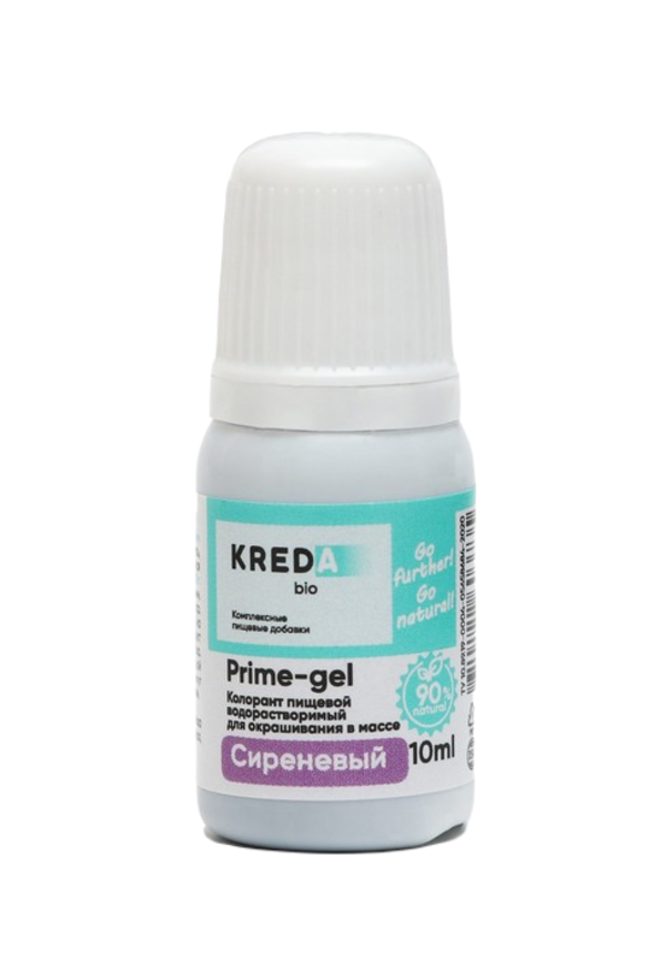 

Краситель пищевой Prime-gel, водорастворимый, сиреневый, 10 мл