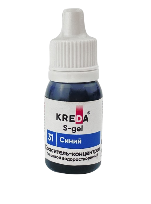 

Краситель пищевой S-gel, концентрат универсальный синий, 10 мл