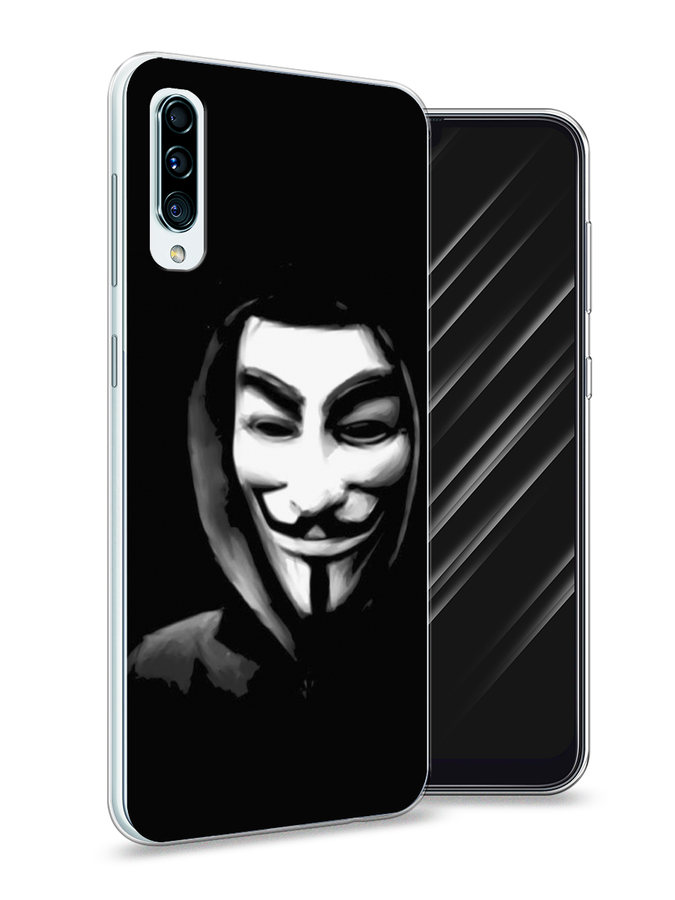 

Чехол Awog на Samsung Galaxy A50 "Анонимус", Разноцветный, 27750-5