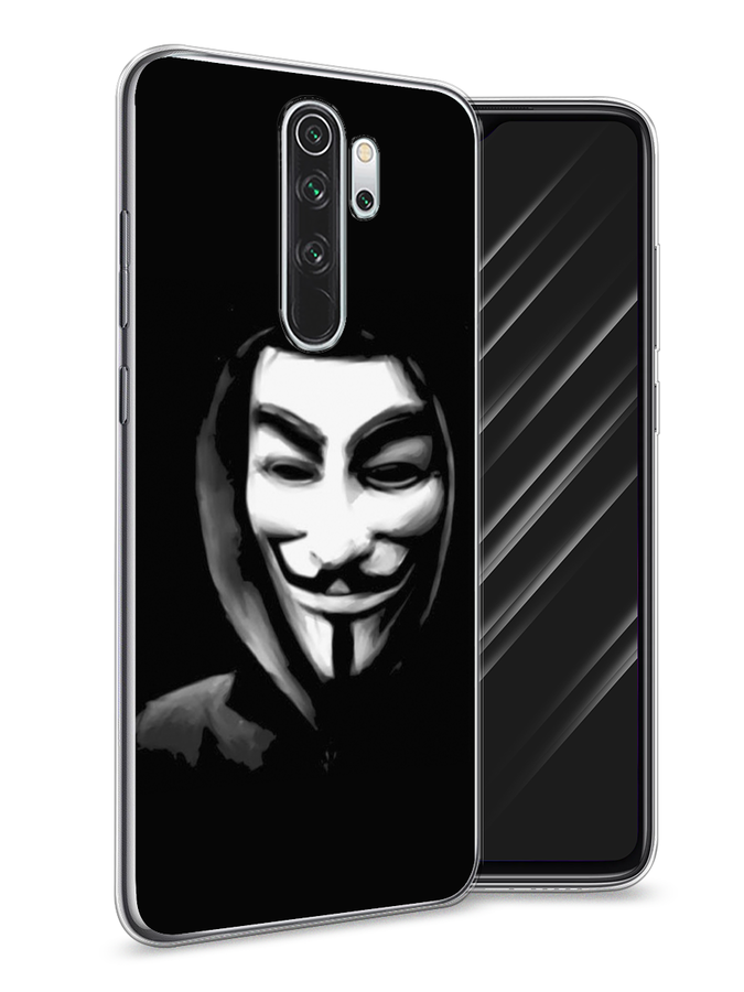 

Чехол Awog на Xiaomi Redmi Note 8 Pro "Анонимус", Разноцветный, 36650-5
