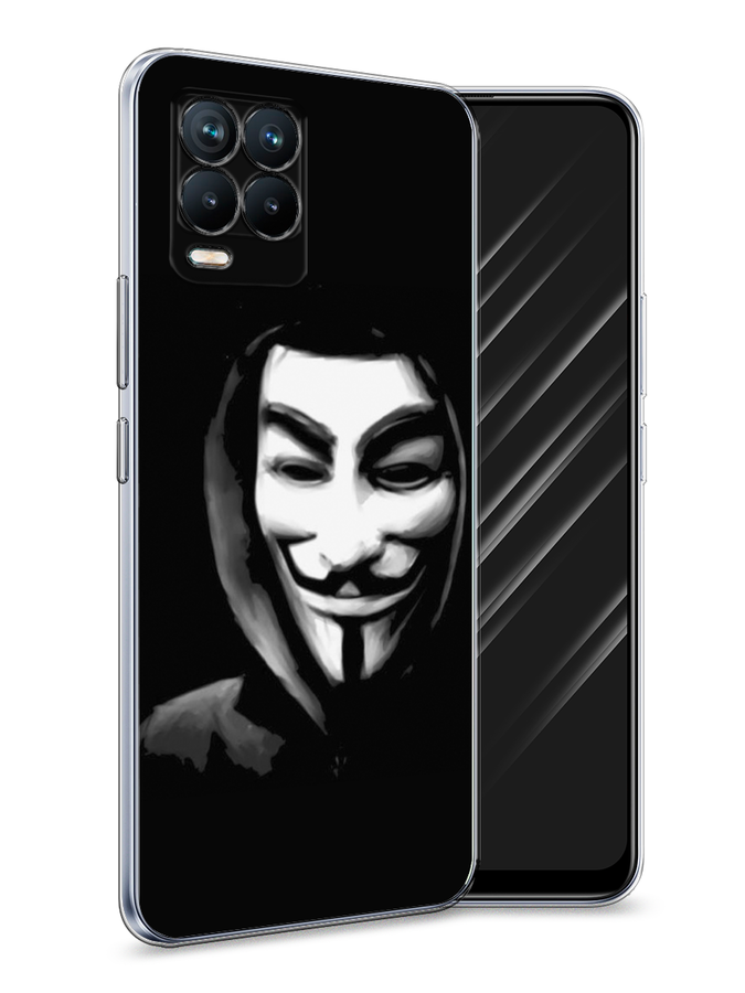 

Чехол Awog на Realme 8 "Анонимус", Разноцветный, 255450-5