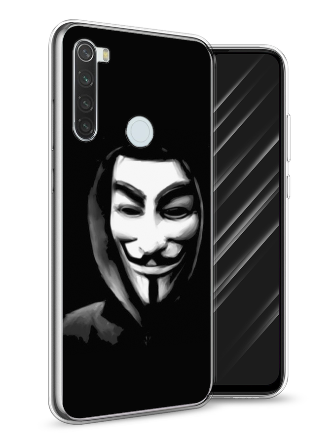 

Чехол Awog на Xiaomi Redmi Note 8T "Анонимус", Разноцветный, 37450-5