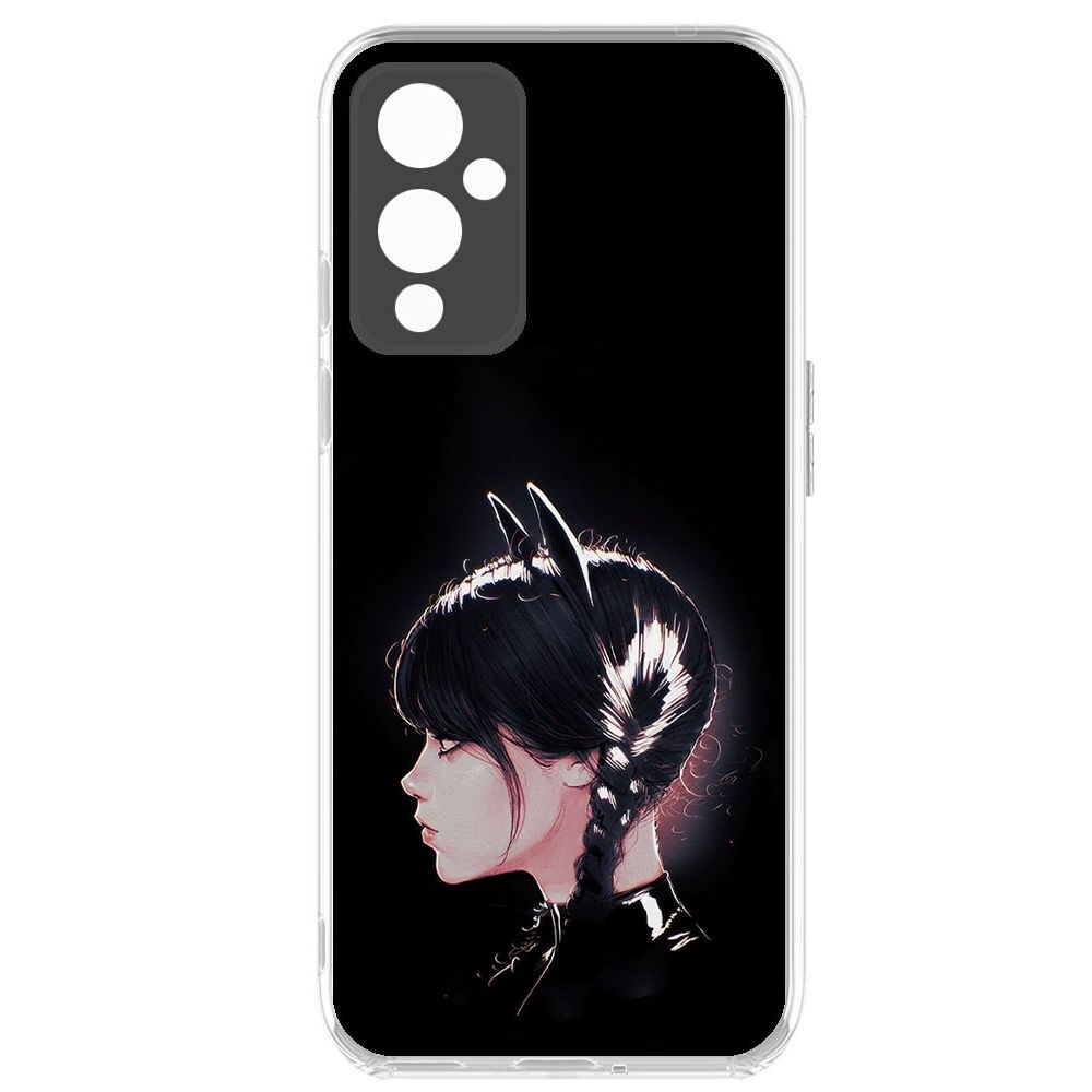 

Чехол-накладка Krutoff Clear Case Уэнсдей Аддамс - Кошка Уэнсдей для OnePlus 9, Прозрачный