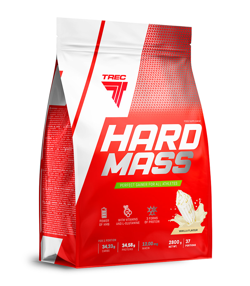 фото Гейнер trec nutrition hard mass, 2800 г, vanilla