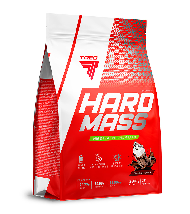 фото Гейнер trec nutrition hard mass, 2800 г, chocolate