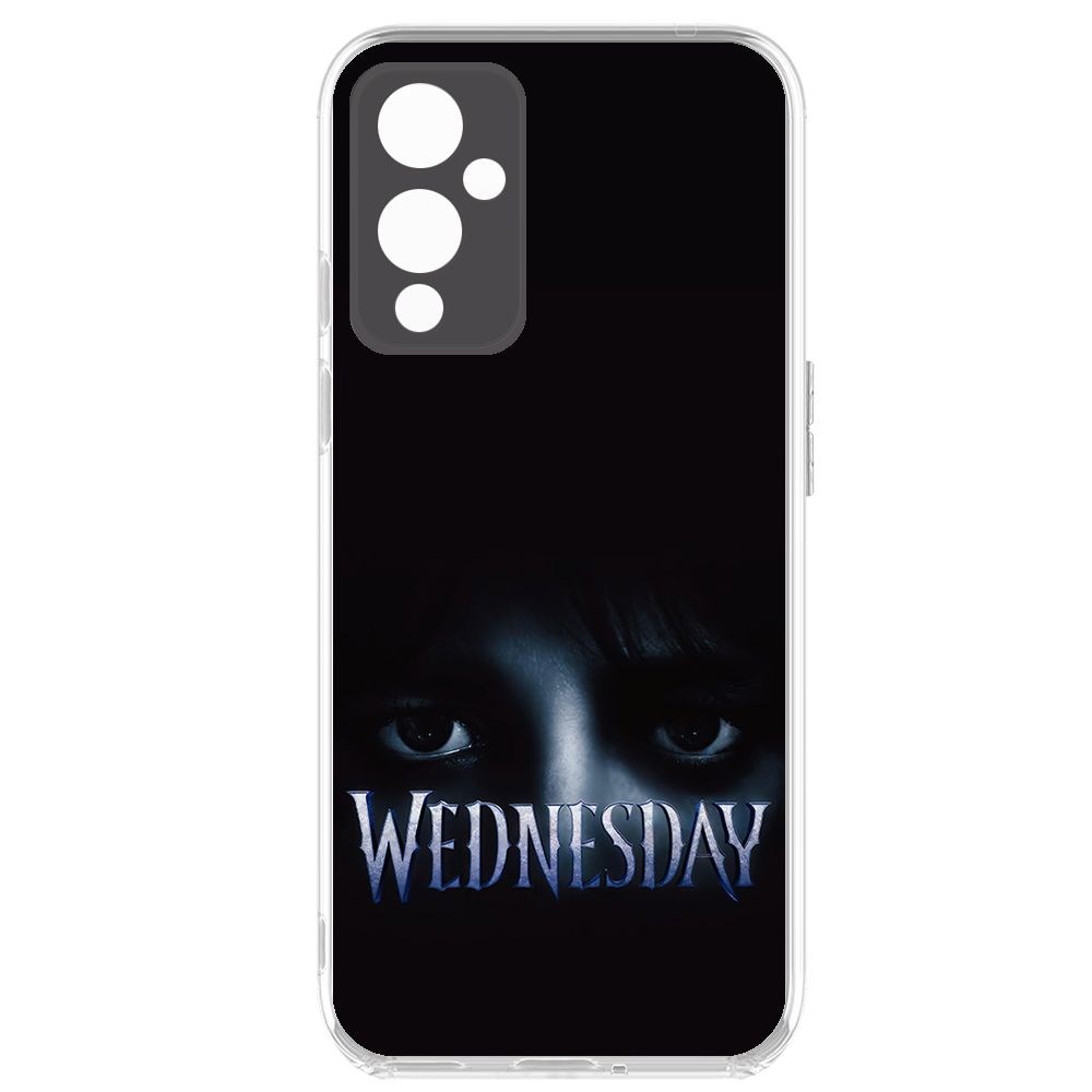 

Чехол-накладка Krutoff Clear Case Уэнсдей Аддамс - Логотип для OnePlus 9, Прозрачный