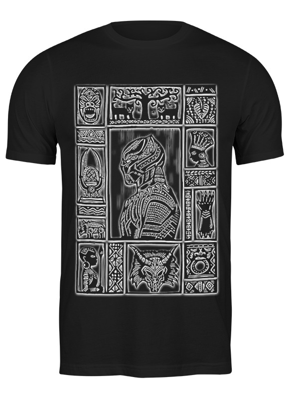 

Футболка мужская Printio Black panther черная 3XL, Черный, Black panther