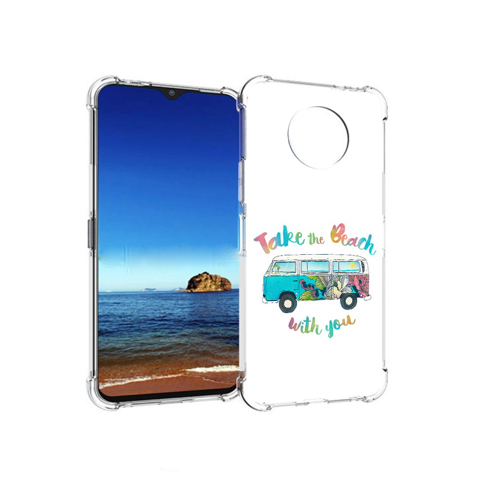 

Чехол MyPads Tocco для Nokia G50 Хиппи автобус (PT227056.116.190), Прозрачный, Tocco