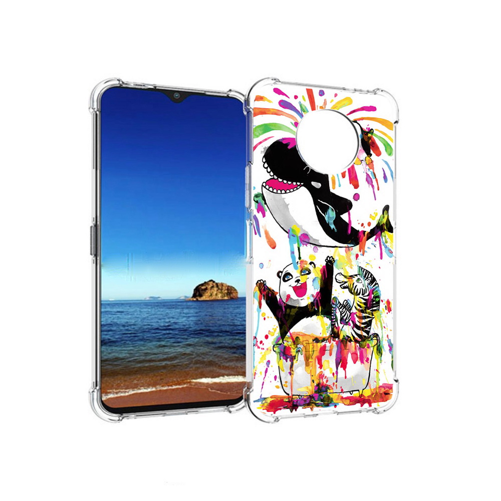 

Чехол MyPads Tocco для Nokia G50 Хиппи кит (PT227056.116.191), Прозрачный, Tocco