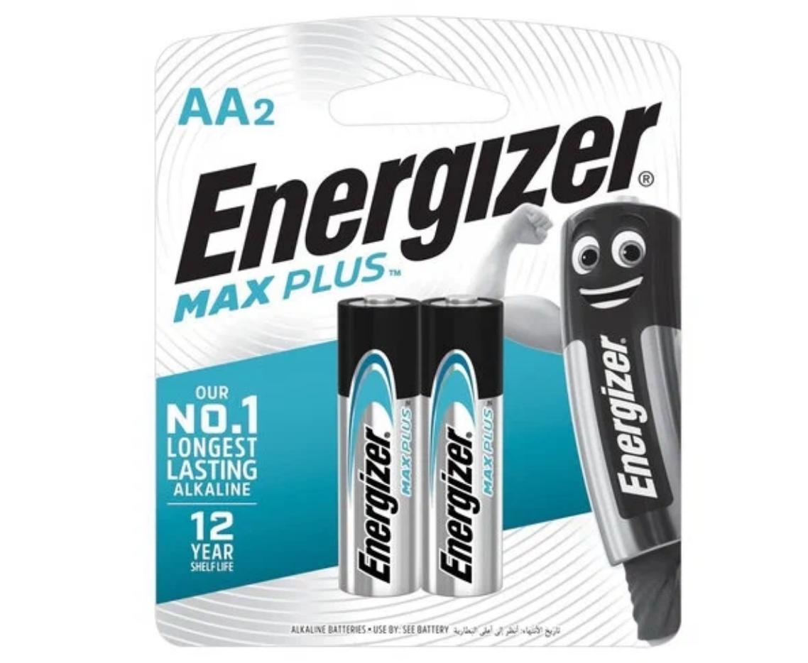 

Батарейка алкалиновая Energizer Max Plus AA 1,5V упаковка 2 шт. E301323103