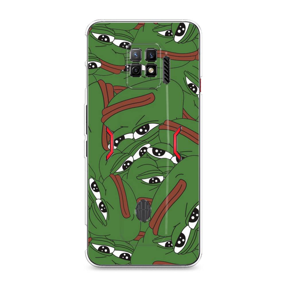 

Чехол Awog на ZTE Nubia Red Magic 7 Pro / ЗТЕ Нубиа Ред Мэджик 7 Pro "Печальный frog", Разноцветный, 136050-9