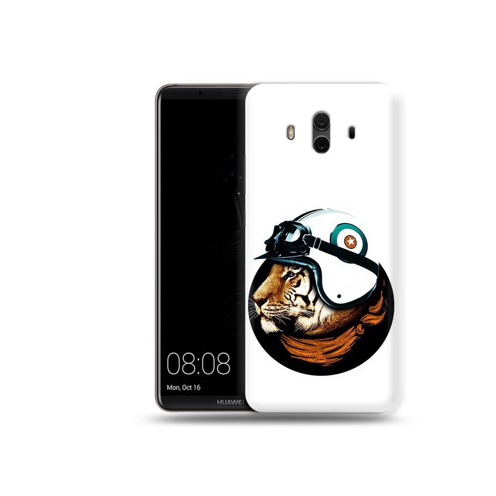 Чехол MyPads Tocco для Huawei Mate 10 Тигр в шлеме (PT88364.53.171)