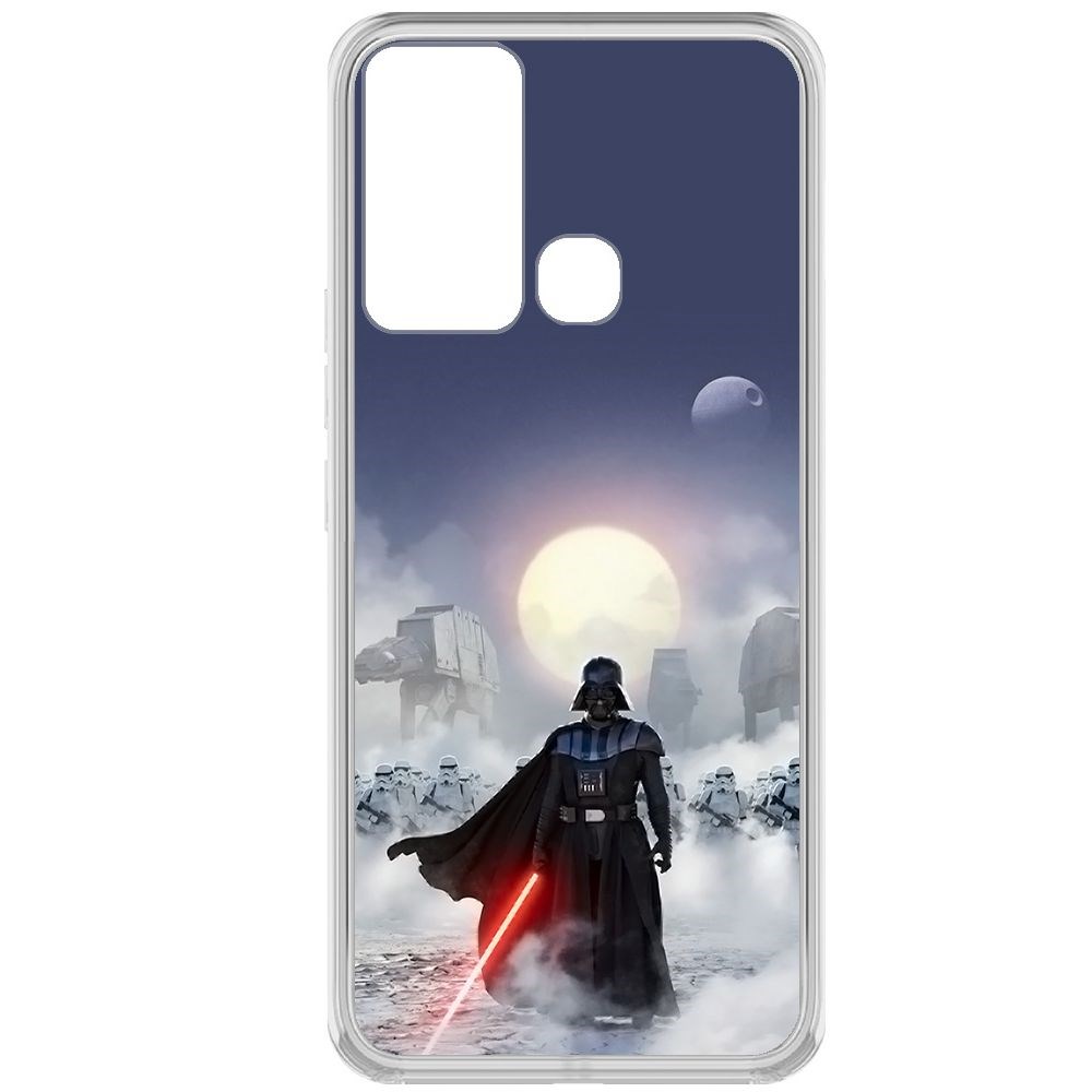 

Чехол-накладка Krutoff Clear Case Звездные Войны. Дарт Вейдер для INFINIX Hot 12i, Прозрачный