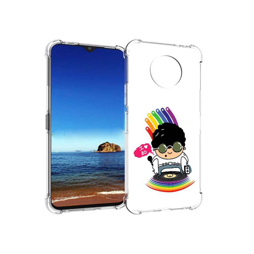 

Чехол MyPads Tocco для Nokia G50 Я люблю 80-е (PT227056.116.205), Прозрачный, Tocco
