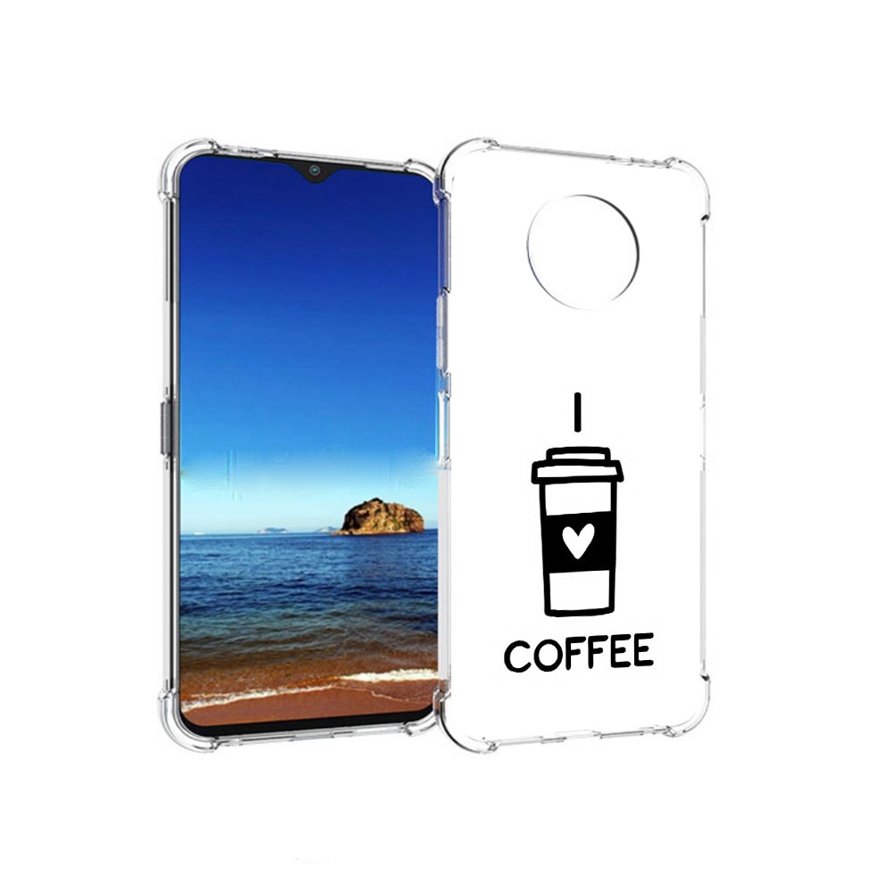 

Чехол MyPads Tocco для Nokia G50 Я люблю кофе (PT227056.116.206), Прозрачный, Tocco